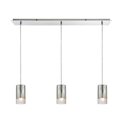 Elk Home Tallula 3 - Light Chandelier in  Polished Chrome