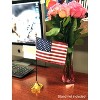 Maison USA 4''x6'' Inches International Stick Premium Flag Perfect 4th Of July Flag For Desk & Bedroom Decor - 2 of 2