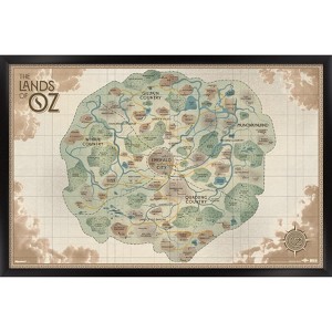 Trends International Wicked: For Good (2025) - Map Framed Wall Poster Prints - 1 of 4