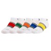 Basix, Kids Ankle Sock Low Profile Cotton Comfort Cushion Fit 5 Pack, 4-10 Years - 4 of 4
