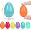 Patterned Eggs Marbled Eggs 48PCS 2.4inch Marbling Plastic Easter Eggs Easter Eggs Hunt Easter Basket Stuffers Fillers - 2 of 4