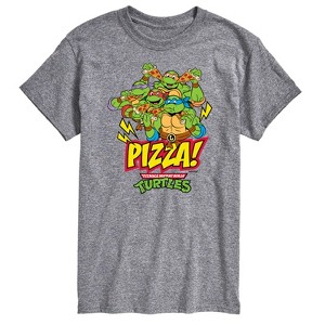 Men's - Teenage Mutant Ninja Turtles - Pizza! Short Sleeve Graphic T-Shirt - 1 of 4