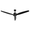 Famapy 59-Inch 3-Blade Solid Wood Ceiling Fan with 2 Downrods Timer 6 Speed Sotting Air Circulator Year-Round Comfort for Indoor/Outdoor - 2 of 4