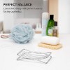 Aoibox Stainless Steel Soap Dish for Shower Bathroom, Self-draining Soap Holder for Kitchen Sink, Quick Dry and Easy Cleaning - 3 of 4