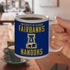 University of Alaska Fairbanks Nanooks Logo Ceramic Coffee Mug Novelty Gift Mugs for Coffee Tea and Hot Drinks 11oz White - 4 of 4