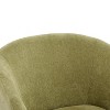 CAVINAS Mid-Century Modern Accent Chair,Plush Fabric Upholstered Sitting Chair with Round Back for Living Room,Bedroom,Office - 4 of 4