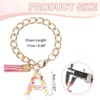 Unique Bargains Epoxy Resin Colorful Glittery Tassel Sports Water Bottle Accessories Letter Charm 1 Pc - 2 of 4