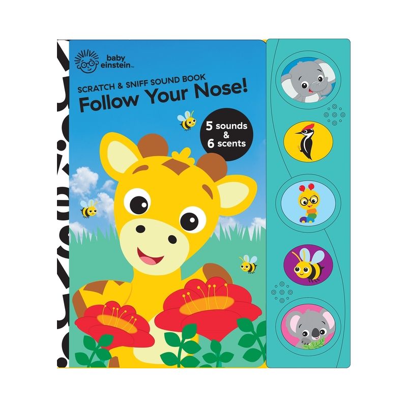 Baby Einstein: Follow Your Nose! Scratch & Sniff Sound Book - by  Pi Kids (Mixed Media Product), 1 of 2