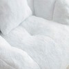 Giant Bean Bag with Ottoman, Oversized Comfy Lounge Chair for Adults and Kids, Floor Sofa Couch for Gaming, Reading, Living Room & Bedroom - 3 of 4