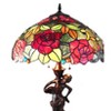 Chloe Lighting Peggy Tiffany-style 2 Light Roses Table Lamp 18 Inch Shade - 4 of 4