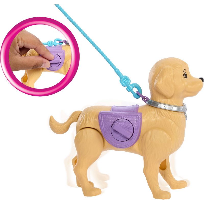 Barbie Life in the City Brooklyn Doll with Walk &#38; Potty Dog, Toy Set with Tail-Activated Pooping Pet Puppy (Target Exclusive), 3 of 7