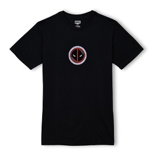 Mens Marvel: Deadpool Hello I'm the Merc with a Mouth Logo T Shirt - 1 of 4