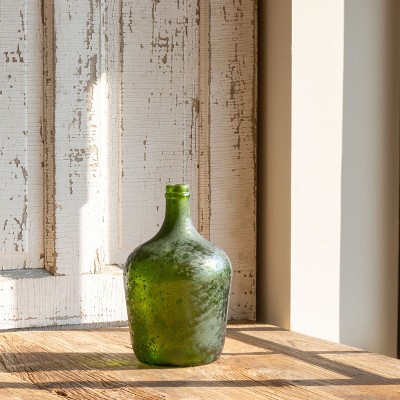 Park Hill Collection Cellar Bottle Antique Green Small