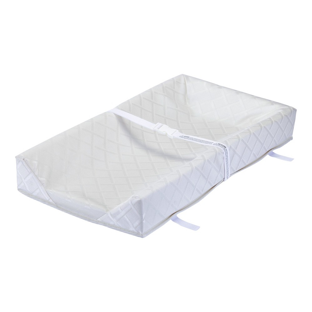 Photos - Changing Table L.A. Baby 32" 3-Sided Madison Jacquard Changing Pad