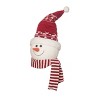 Transpac Polyester 22.05 in. Multicolor Christmas Snowman Head - 2 of 4