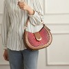 MKF Collection Jain Women’s Luxe Croc-Embossed Half Moon Shoulder Bag by Mia K - 3 of 4