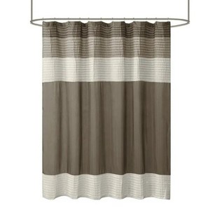LunaLulinlk Faux Silk Shower Curtain - 1 of 4