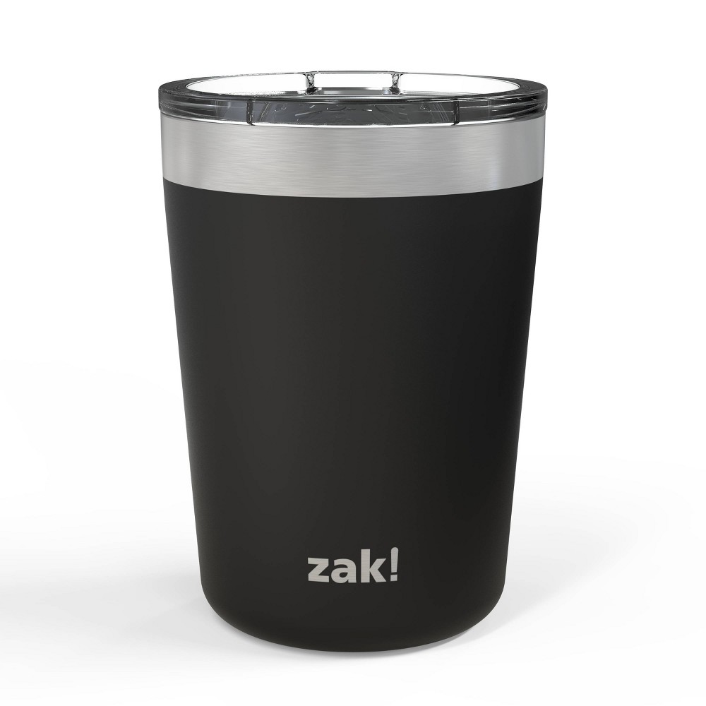 Zak! Designs 12oz Double Wall Stainless Steel Fremont Tumbler - Black