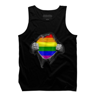 Adult Design By Humans Pride Shirt Rip Open Shirt By Luckyst Tank Top