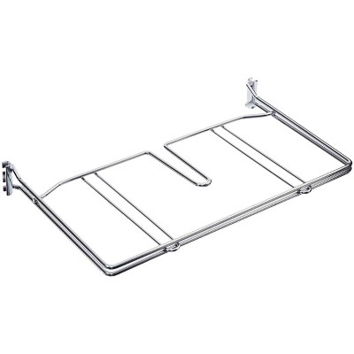 Quantum Storage Systems Wire Shelf Divider, 14"D X 8"H, Chrome Plated Finish