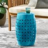 Outdoor Beautiful Lace-cut Side Table - 4 of 4