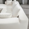 VASIP Modern Green L-Shape Modular Sofa Set, 2-Piece Cream Upholstered Couch for Living Room, Bedroom & Salon, 109*68" - Free Combination - 2 of 4
