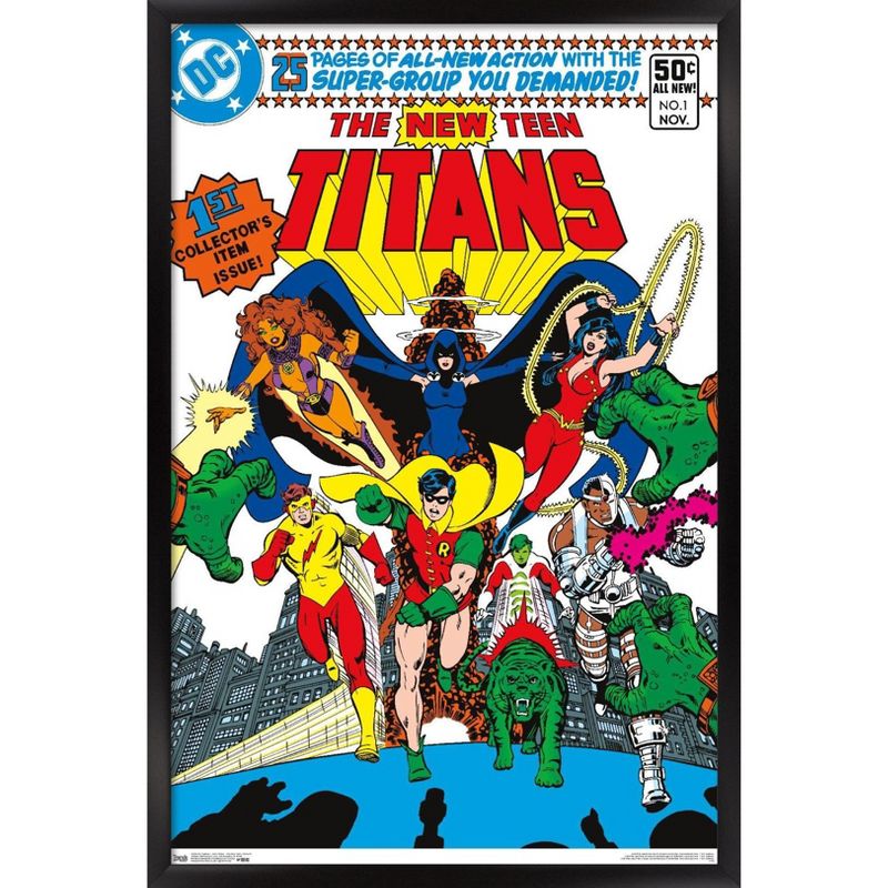 Trends International DC Comics - Teen Titans - The New Teen Titans #1 Framed Wall Poster Prints, 1 of 7