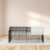Large Walk-in Metal Chicken Coop for 10 Chickens, Heavy Duty Reinforced Wire Mesh Run, Outdoor Poultry Pen for Chickens, Ducks - 2 of 4