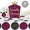 Big Dot of Happiness Elegant Thankful for Friends - Friendsgiving Thanksgiving Party Decor and Confetti - Terrific Table Centerpiece Kit - Set of 30 - 2 of 4