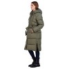 Women's Long Puffer Jacket Coat with Hood - S.E.B. By SEBBY - 2 of 4