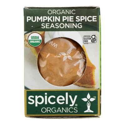Spicely Organics - Organic Seasoning - Pumpkin Pie Spice - Case of 6 - 0.35 oz