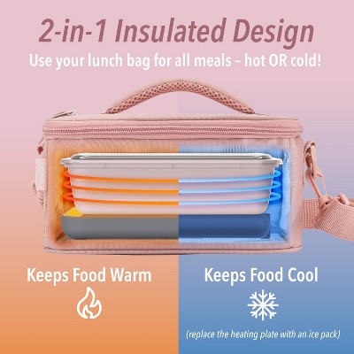 Bentgo Heat Electric Lunch Bag Blush