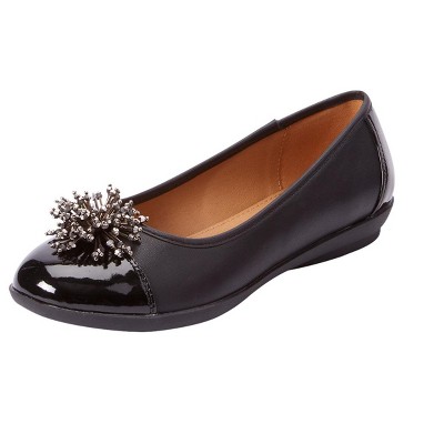 Comfortview Women's The Jancis Slip On Flat (Wide Widths Available)