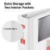 Staples Standard 3" 3-Ring View Binder White (26450-CC) 82639 - 4 of 4