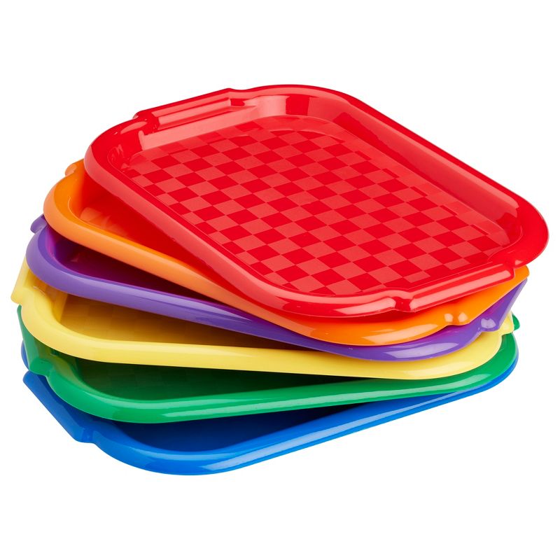 ECR4Kids Colorful Plastic Art Trays for Fun Kids Crafts at School and Home (72-Piece Set), 1 of 12
