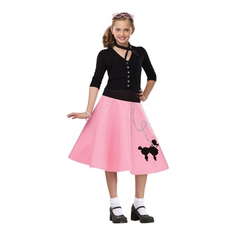 Poodle Skirt Child Costume : Target