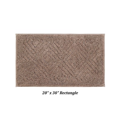 Trier Collection 100 % Cotton Diamond Pattern Tufted Bath Rug - Better Trends