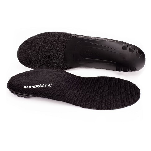 Superfeet All purpose Support Low Arch Insoles black Trim to