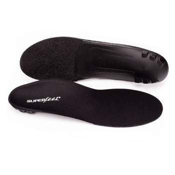 Superfeet All-Purpose Support Low Arch Insoles (Black) - Trim-To-Fit Orthotic Shoe Inserts for Thin, Tight Shoes