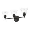 Livex Lighting Moreland 3 - Light Vanity in  Black - 2 of 4