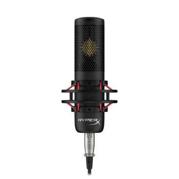 HyperX ProCast Microphone - Gold-sputtered large diaphragm condenser - Cardioid polar pattern - XLR Connection