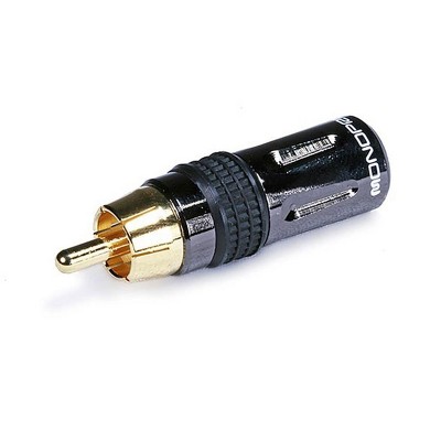 Monoprice Gold Plated RCA Plug | Metal Connector Body