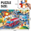 Jumbo Floor Puzzle Fire Rescue Jigsaw, 48 Piece Firefighter Puzzle for Toy Gift - 2 of 4