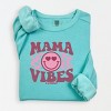Simply Sage Market S.W.Smiley Checkered Mama Vibes Retro Lightweight Garment Dyed Sweatshirt - 2 of 4