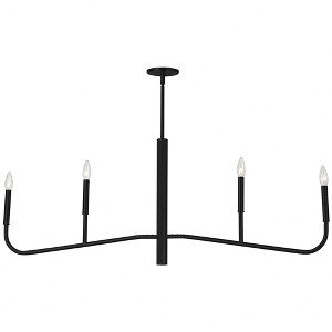 Dainolite Eleanor 4 - Light Chandelier in  Matte Black - 1 of 1