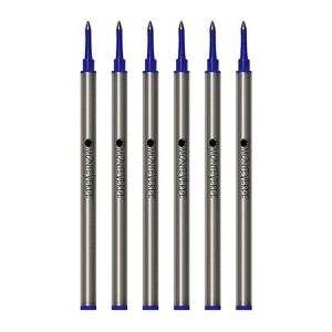 Monteverde Rollerball Pen Refill Medium Point Blue Ink 6 Pack (W233BU) - 1 of 1