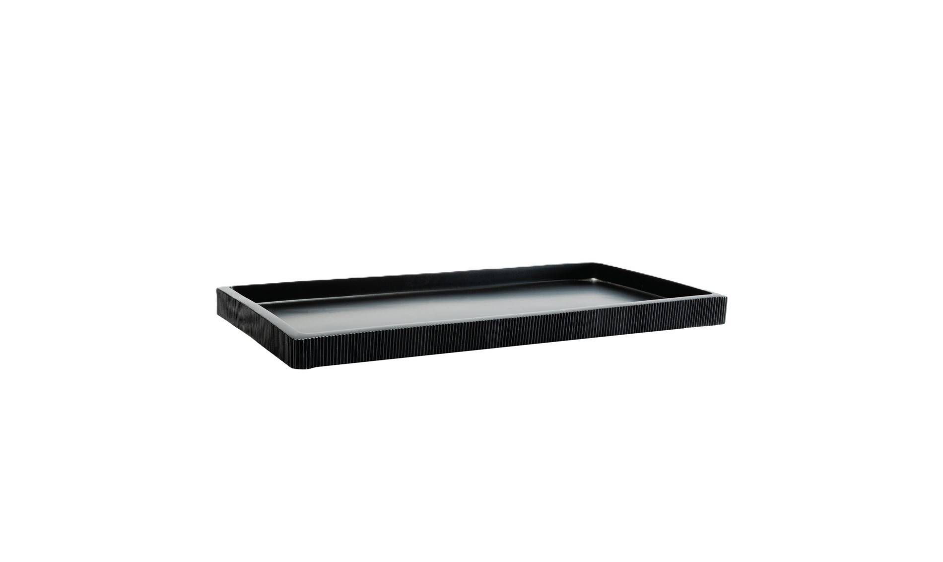 Moda at Home Fitzroy Resin Bathroom Tray Black