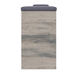 Adjustable Shelves for Entryway Hallway,Shoe Storage Bench, 41 Inch Entryway Shoe Organizer,10 Cubbies Shoe Bench with Cushion and Side Pocket, - 1 of 4