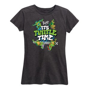 Women's - Teenage Mutant Ninja Turtles - It's Turtle Time Short Sleeve Graphic T-Shirt - 1 of 4