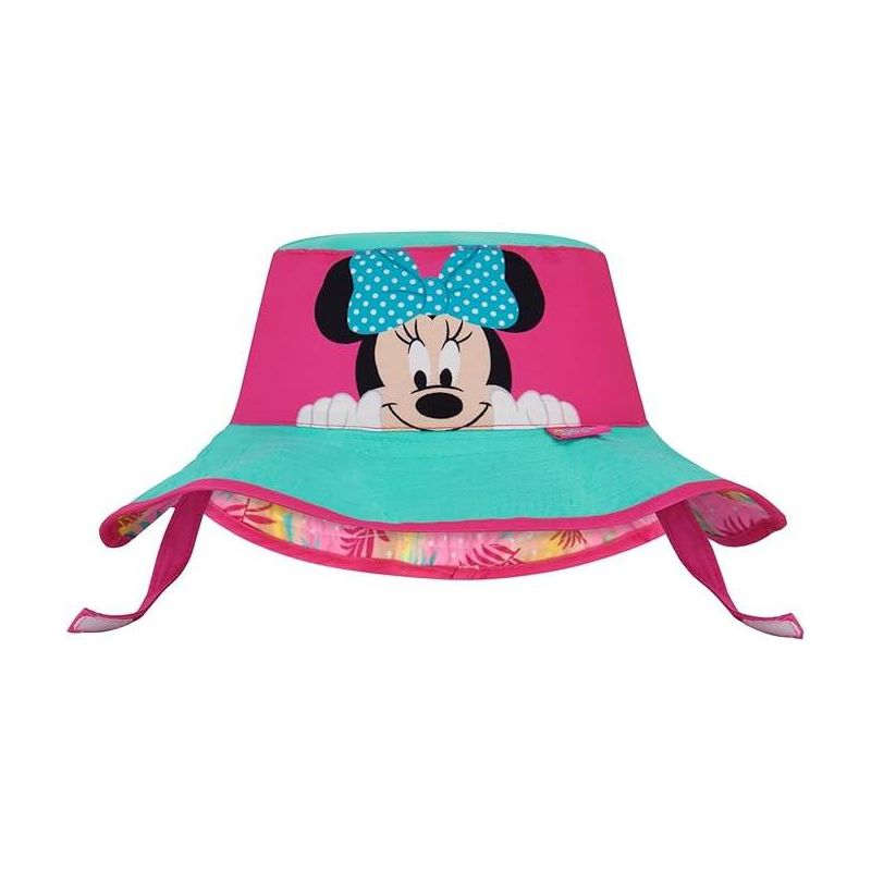 Disney Minnie Mouse Girls Bucket Hat, Sun Hat for Toddlers/Little Girls Ages 3-8, 1 of 4
